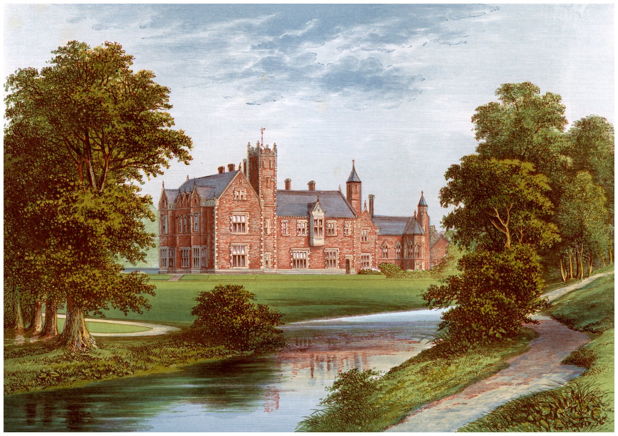 Thicket Priory, York, hjemsted for familien Dunnington-Jefferson, c1880 af Unbekannt