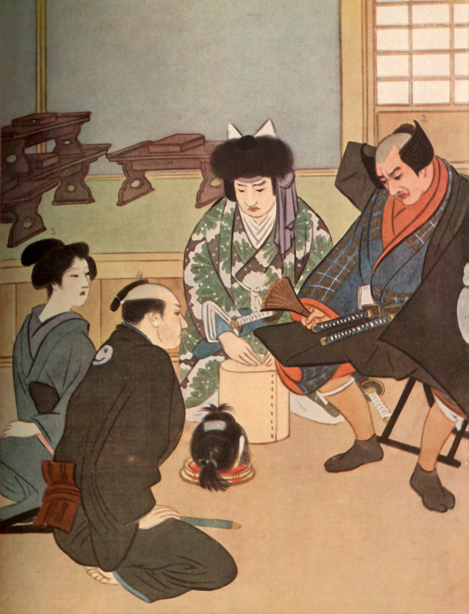 Dette er lederen af Kanshusai, søn af Lord Sugawara!, 1919. af Unbekannt