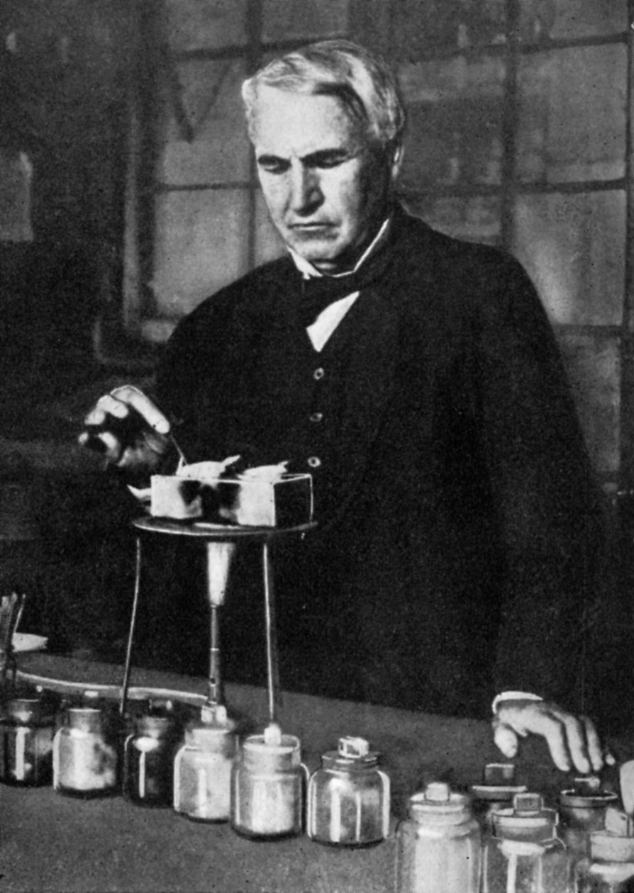 Thomas Alva Edison, amerikansk opfinder og forretningsmand, 1926 af Unbekannt