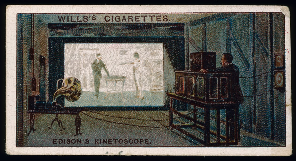 Thomas Alva Edisons kinetografteater, c1892 af Unbekannt