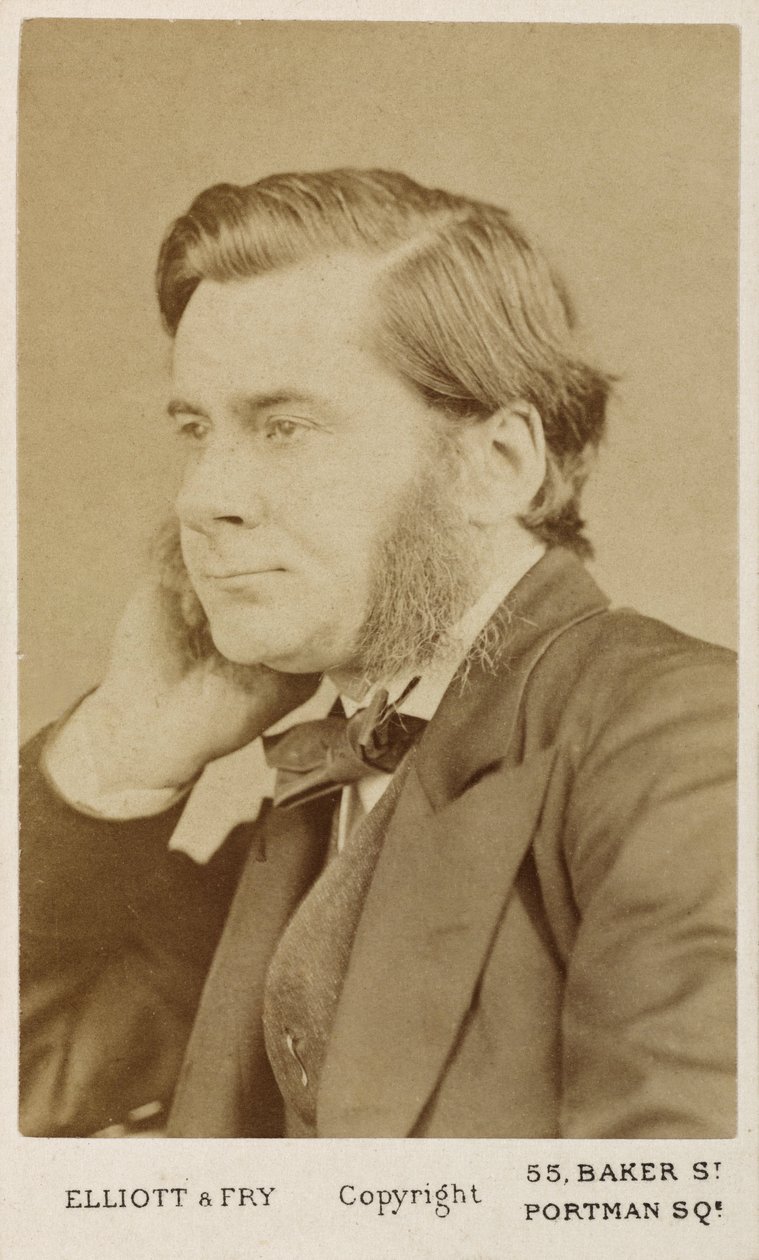 Thomas Henry Huxley, britisk biolog, c1865-1886 af Unbekannt
