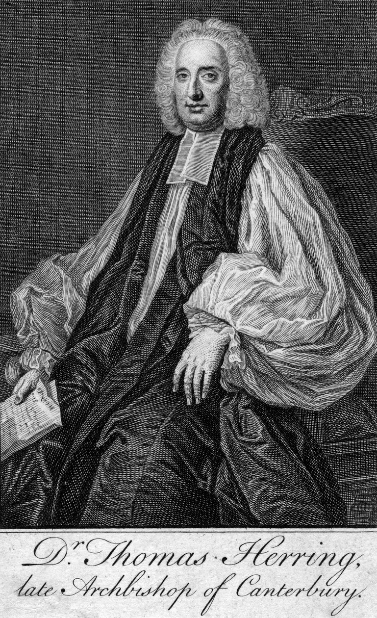 Thomas Herring 1693-1757, ærkebiskop af Canterbury af Unbekannt