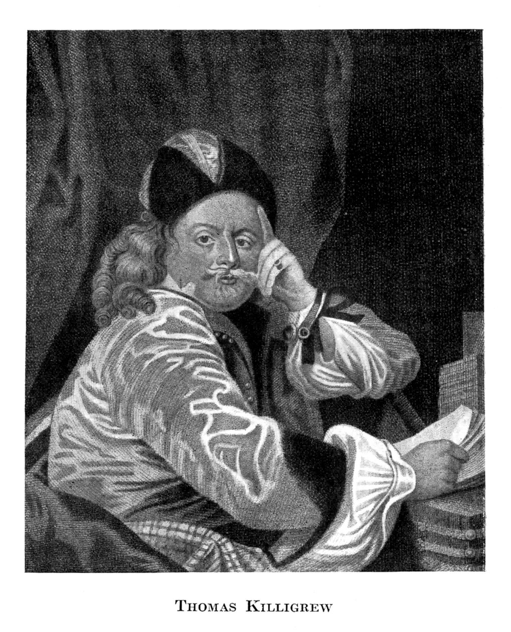 Thomas Killigrew 1612-1683, engelsk dramatiker og teaterchef, 1800-tallet af Unbekannt
