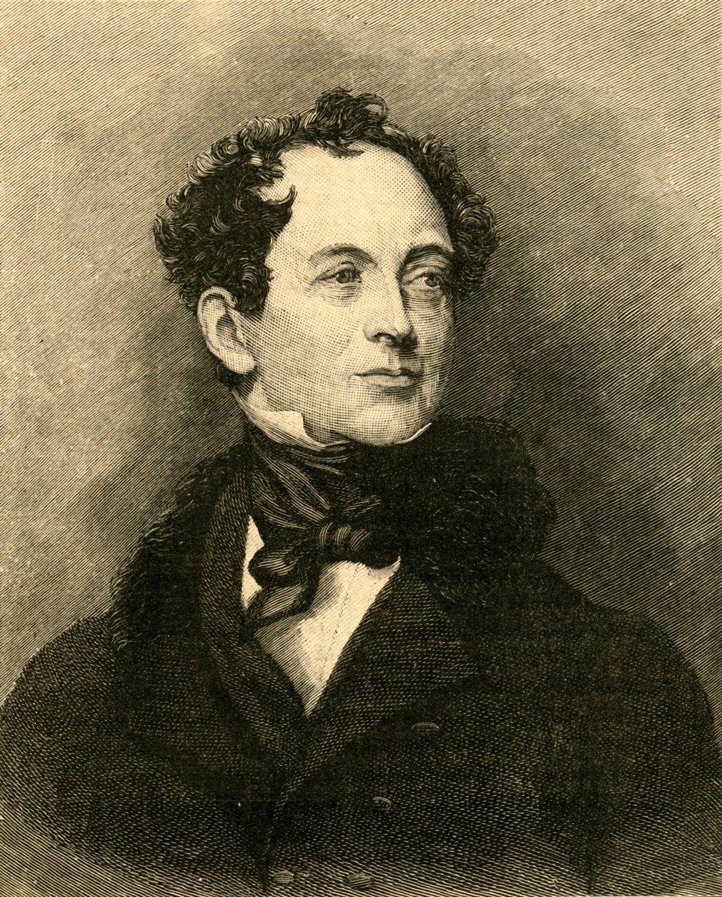 Thomas Moore, irsk digter og biograf af Lord Byron, c1829 c1890. af Unbekannt