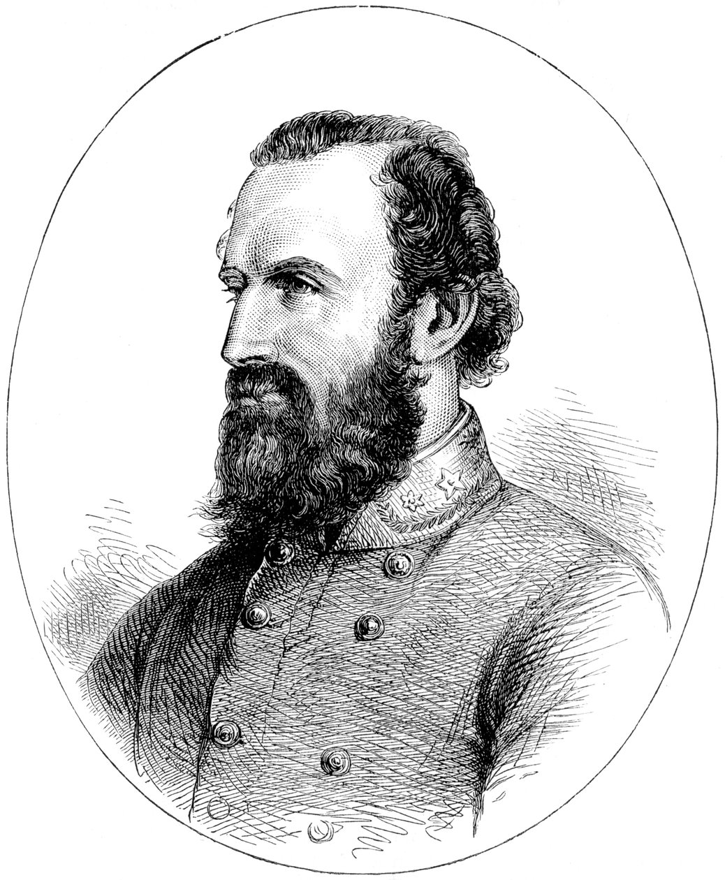 Thomas Stonewall Jackson, konfødereret general fra den amerikanske borgerkrig, c1880 af Unbekannt