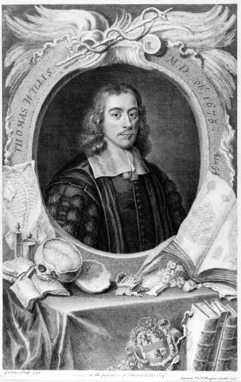 Thomas Willis, engelsk læge, c 1660 af Unbekannt