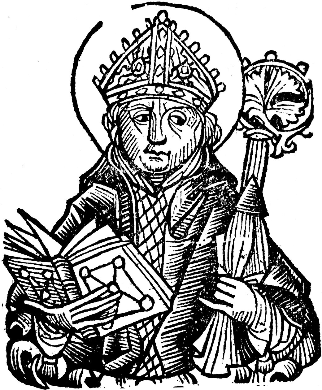 Thomas a Becket 1118-1170, engelsk kirkemand, helgen og martyr, 1493 af Unbekannt