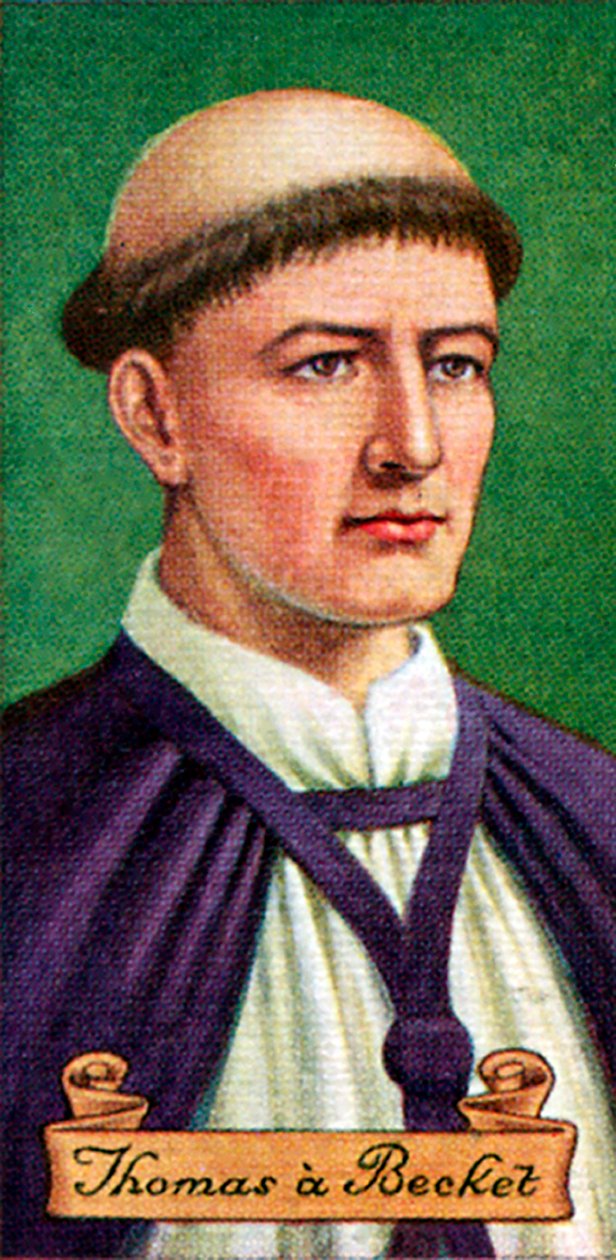 Thomas a Becket, taget fra en række cigaretkort, 1935 af Unbekannt