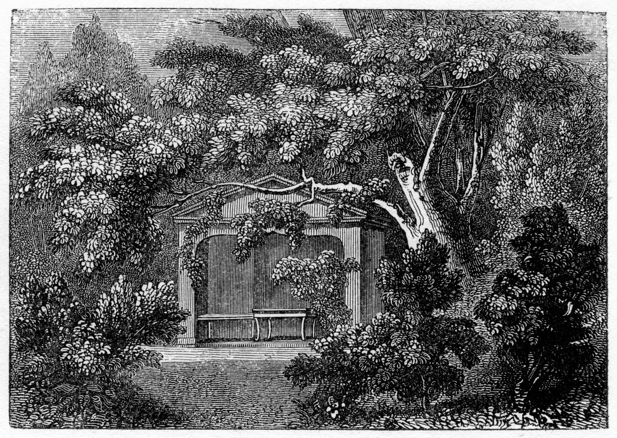 Thomson the Poets Alcove, Richmond, Surrey, 1840 af Unbekannt