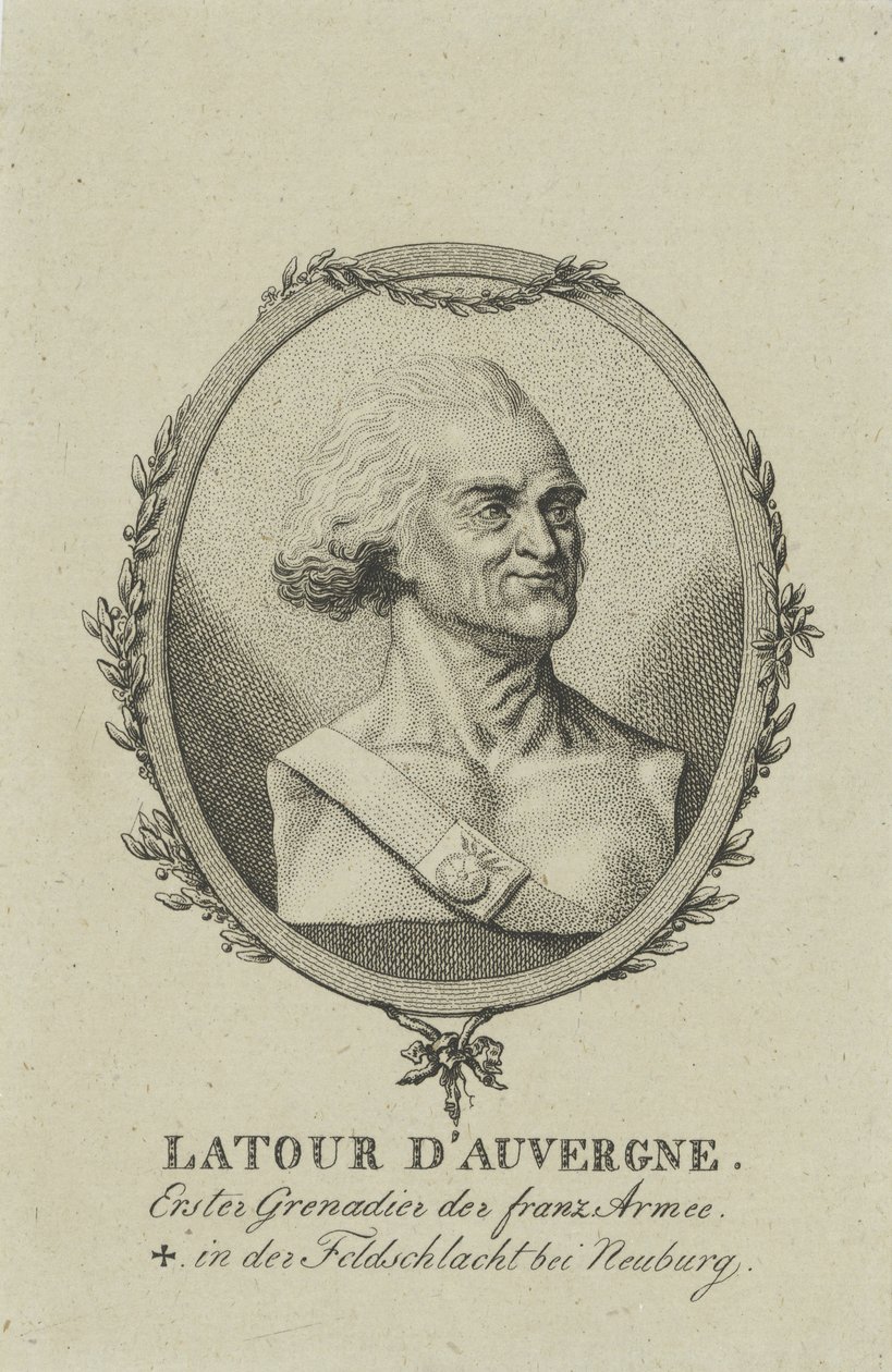 Théophile Corret de La Tour dAuvergne 1743-1800, ca. 1800. af Unbekannt