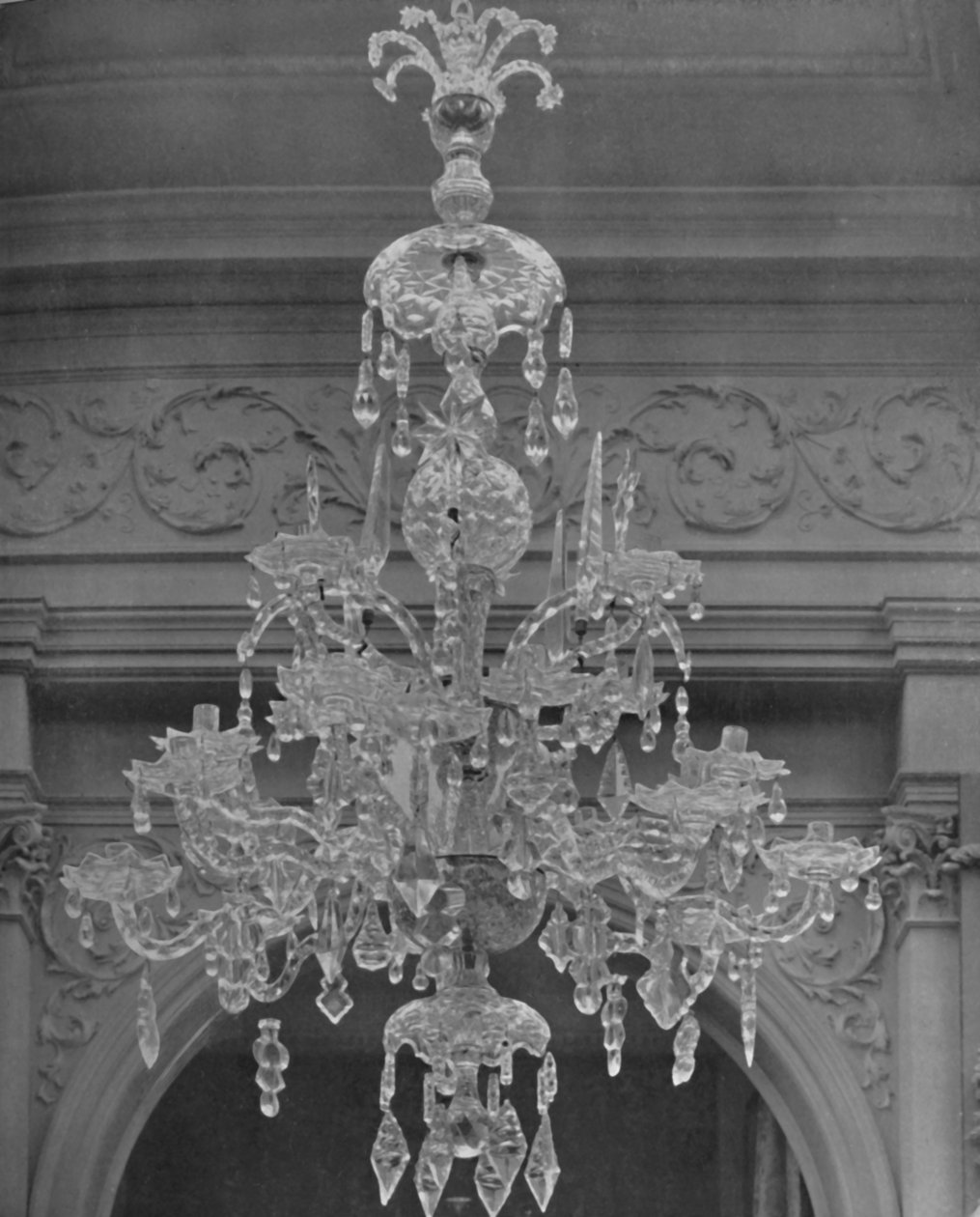 Tre-lags lysekrone til 20 lys ca. 1770, 1928 af Unbekannt