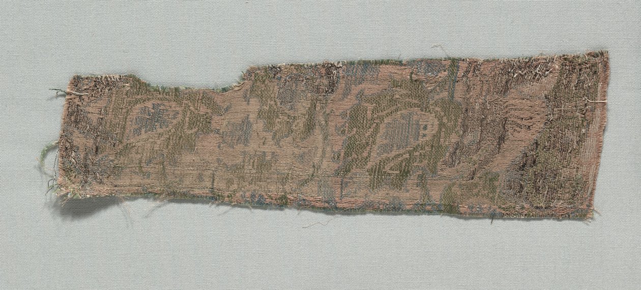 Tre fragmenter af italiensk gotisk silke, 1350-1399. af Unbekannt