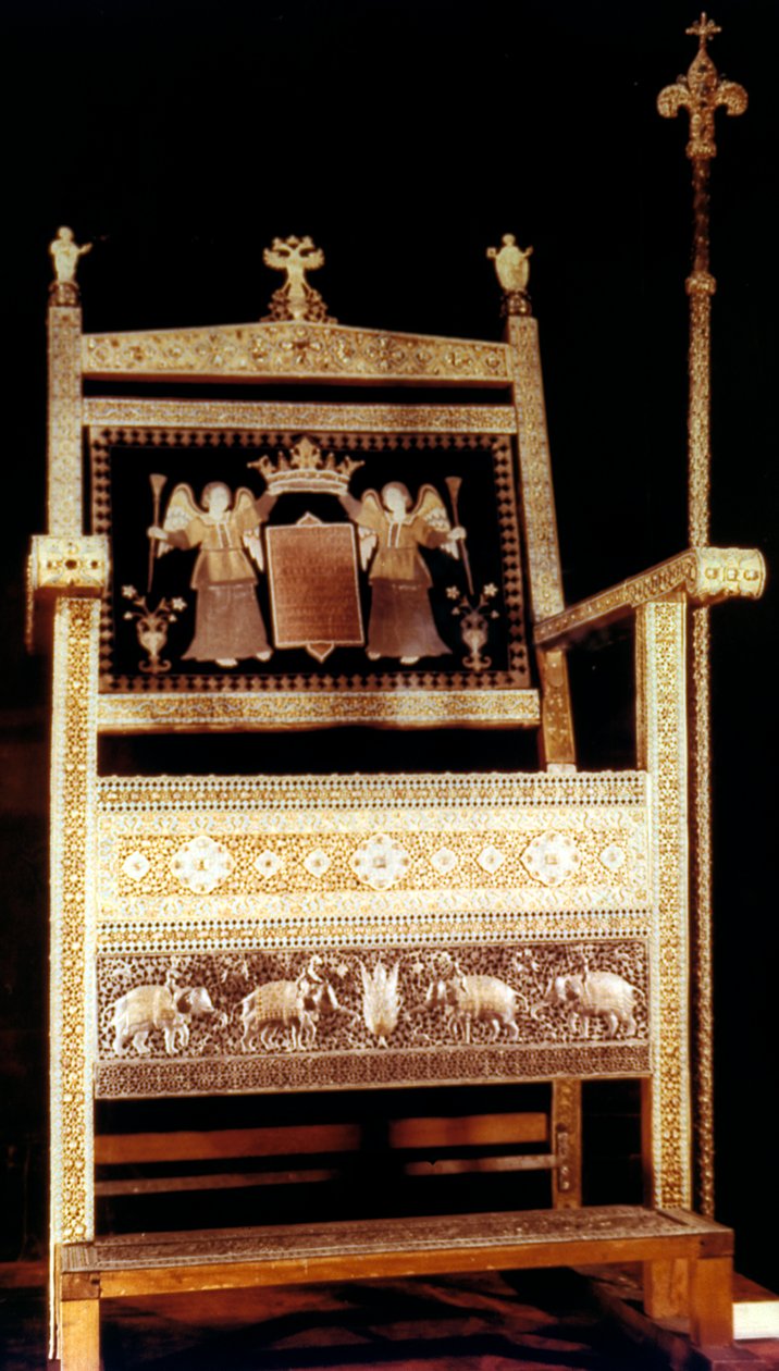 Tsar Alexis Mikhailovichs trone, 1659 af Unbekannt