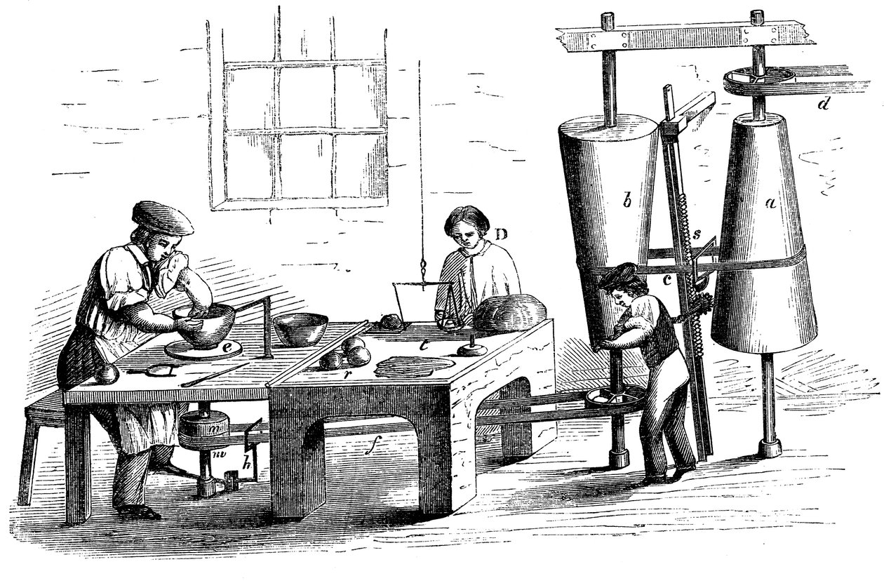 Kaster et lerkar, c1860 af Unbekannt