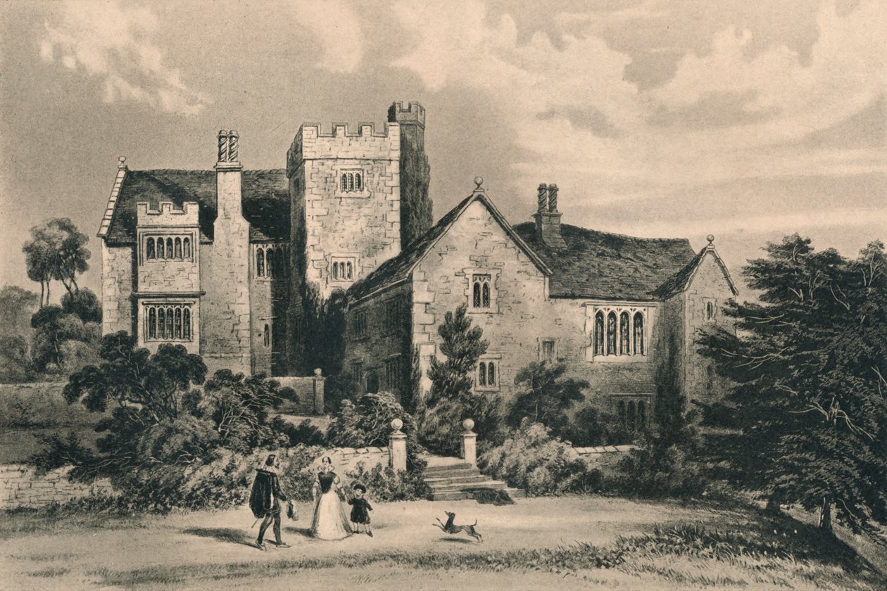 Throwley Hall, Staffordshire, 1915 af Unbekannt