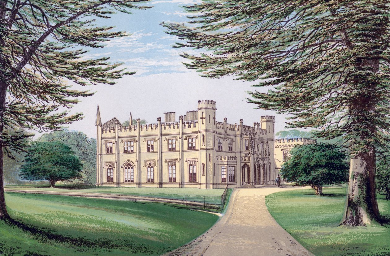 Thrybergh Park, South Yorkshire, slutningen af det 19. århundrede af Unbekannt