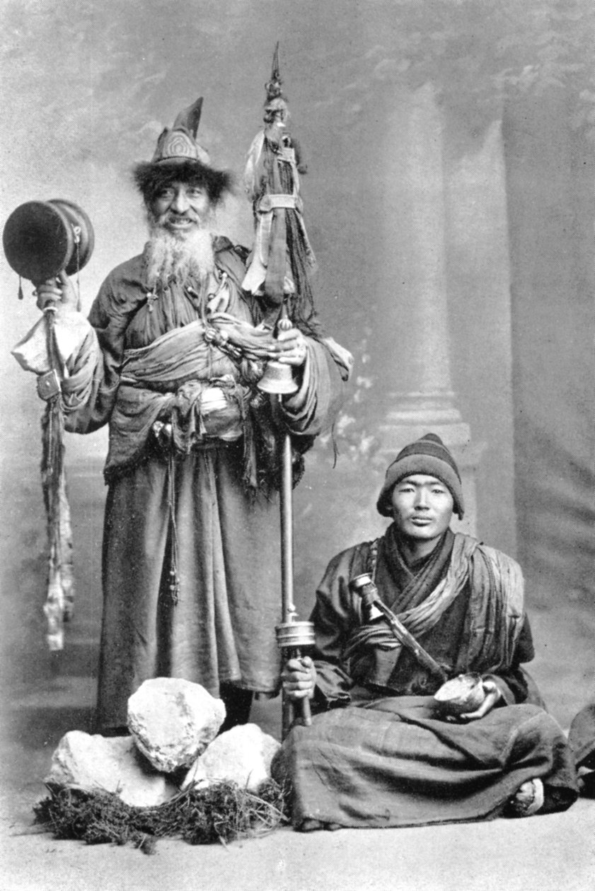 Tibetanske bøller, c1910 af Unbekannt