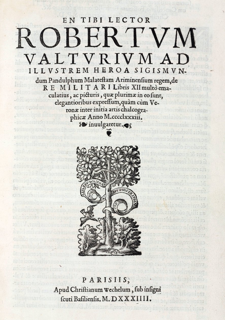 Titelside på Valturios 