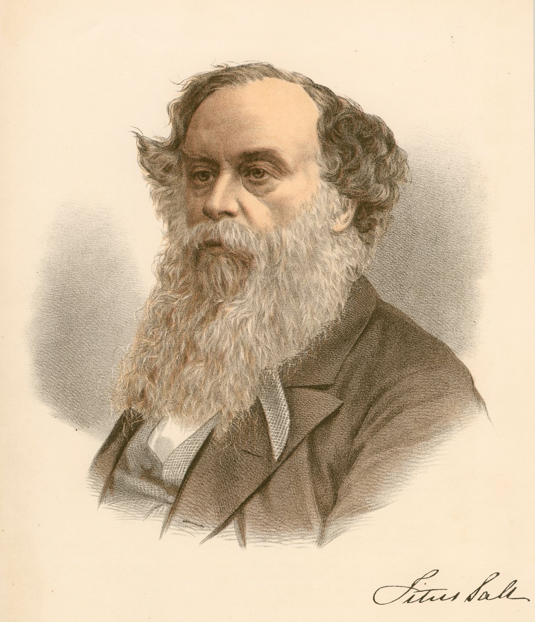 Titus Salt, britisk uldhæfter og industrimand, c1880 af Unbekannt