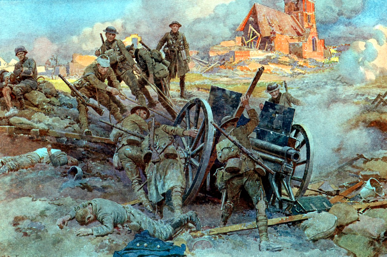 Til Sejrherrerne!, Første Verdenskrig, 1917-1918 af Unbekannt