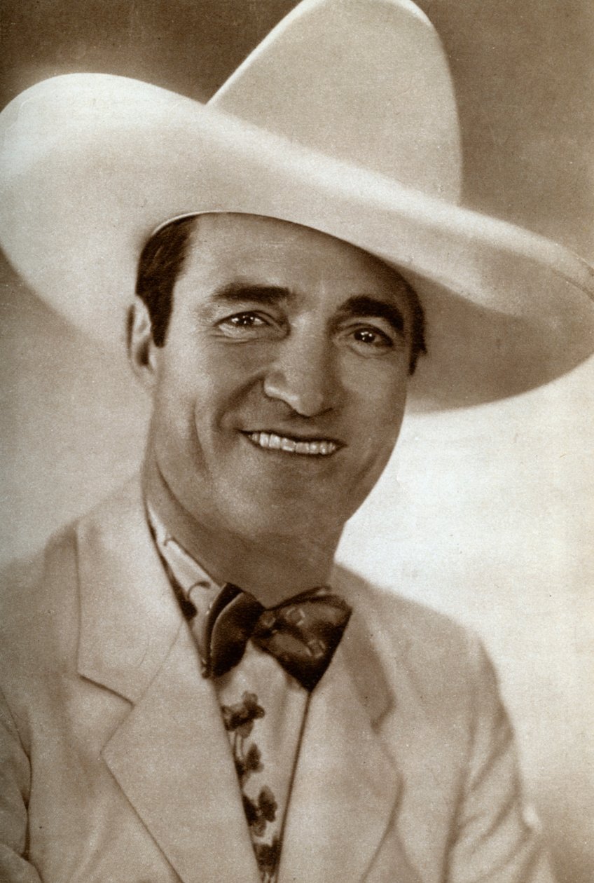 Tom Mix, amerikansk filmskuespiller, 1933 af Unbekannt