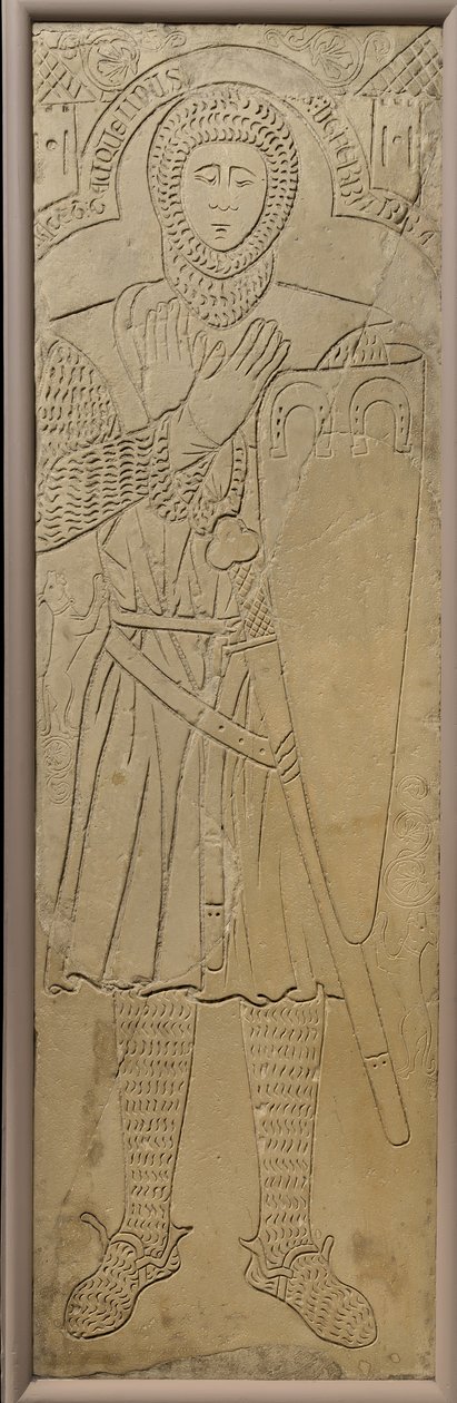 Gravbillede af Jacquelin de Ferriere, ca. 1275-1300. af Unbekannt
