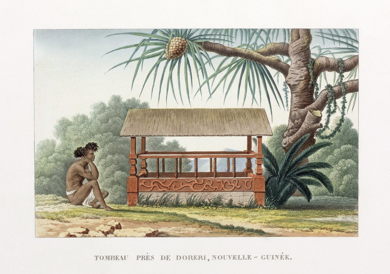 Grav nær Doreri, New Guinea af Unbekannt
