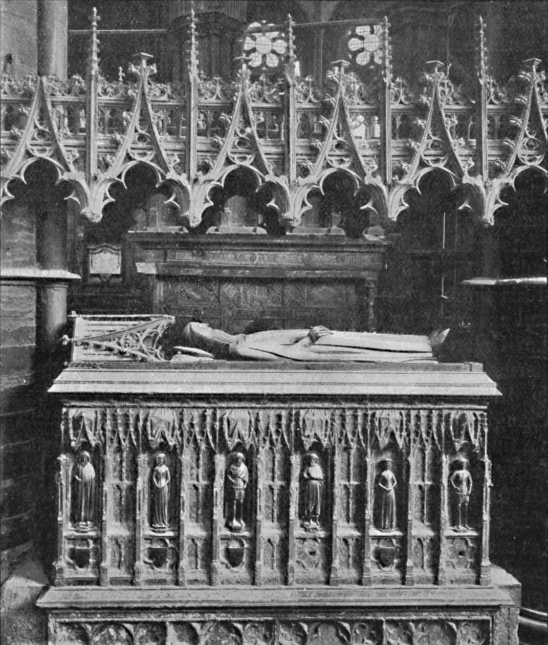 Edvard III.s grav, Westminster Abbey, 1903 af Unbekannt