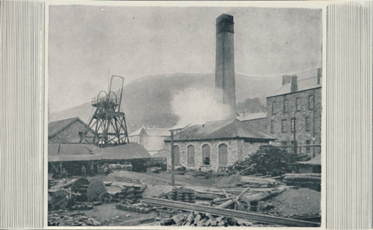 Toppen af en kulmine, 1910 af Unbekannt