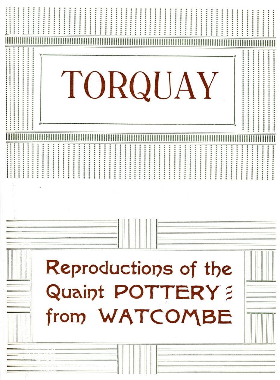 Torquay - Reproduktioner af det maleriske keramik fra Watcombe, 1919 af Unbekannt