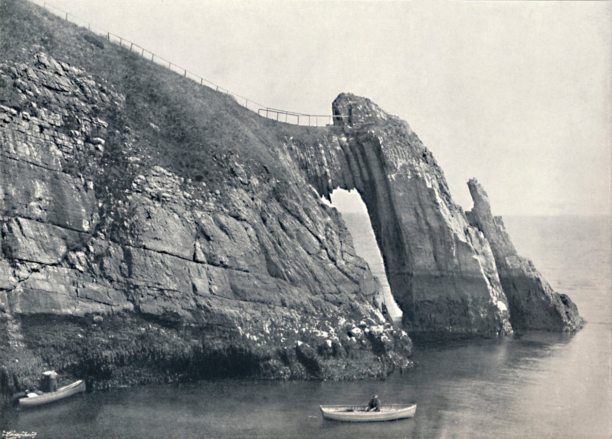 Torquay - The Natural Arch London Bridge, 1895 af Unbekannt