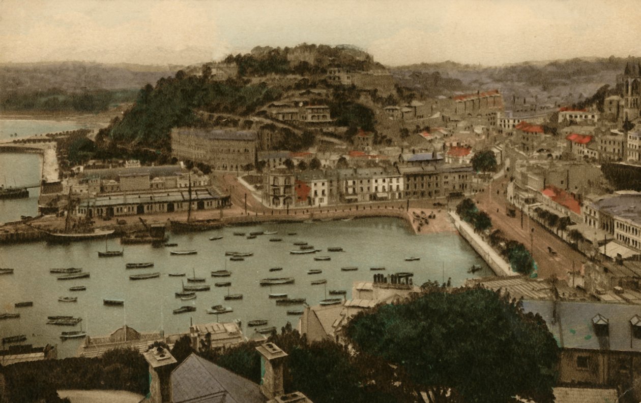 Torquay fra Vane Hill, 1930. af Unbekannt