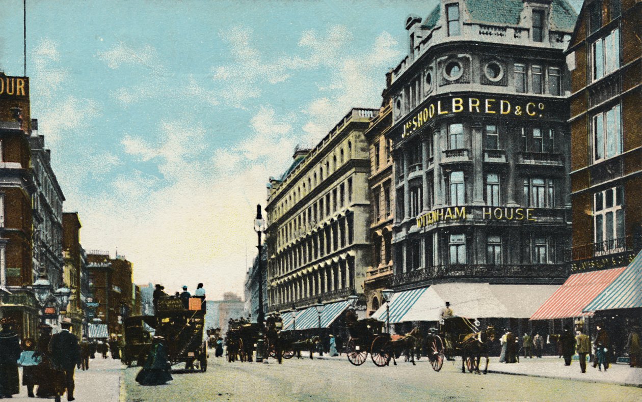 Tottenham Court Road, London, 1906. af Unbekannt