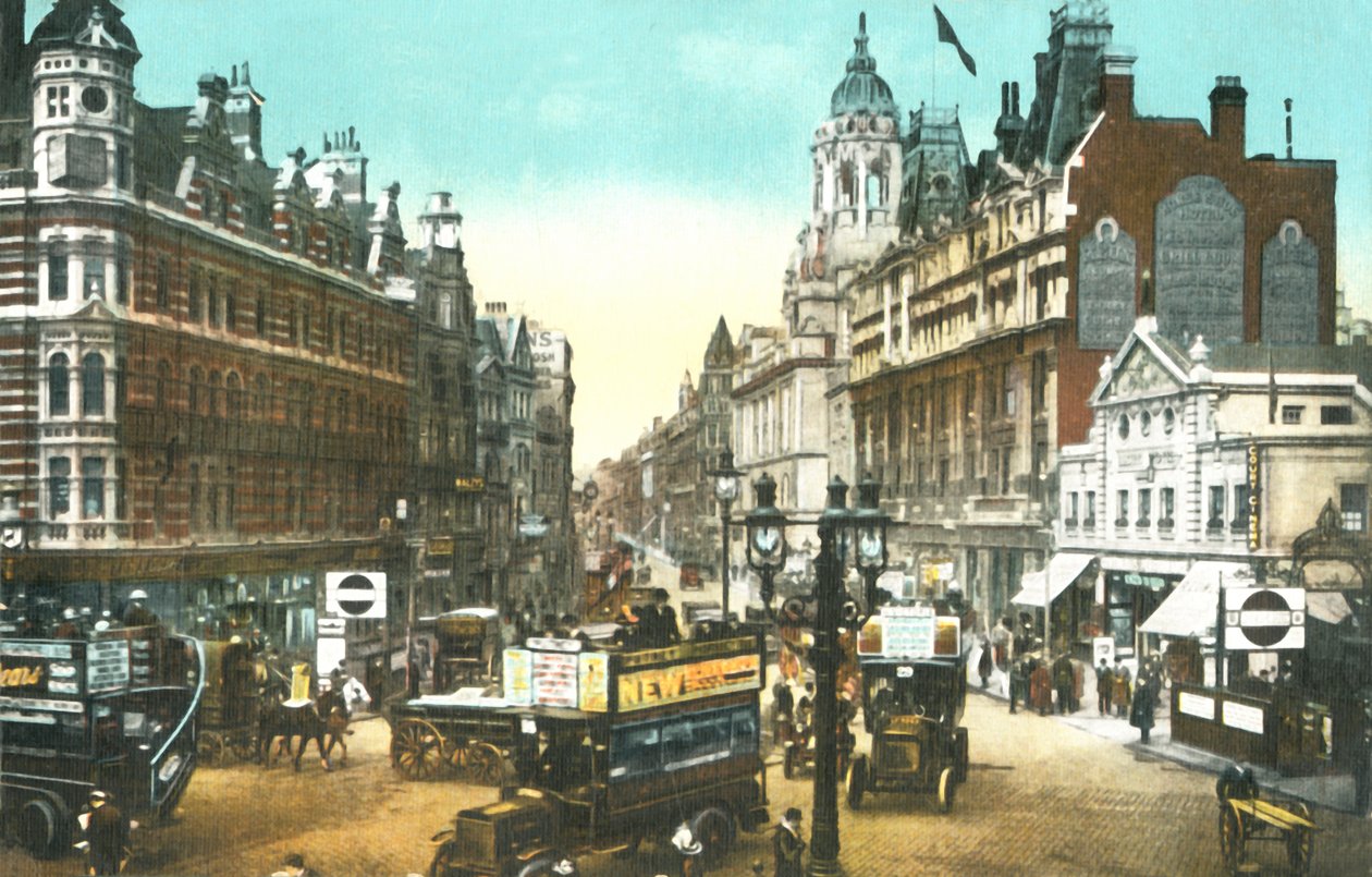 Tottenham Court Road, London, . SLET, dupliker, se 580036379 af Unbekannt