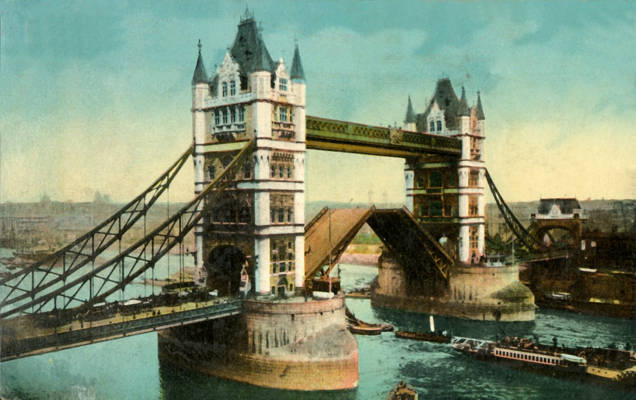 Tower Bridge, London,. af Unbekannt