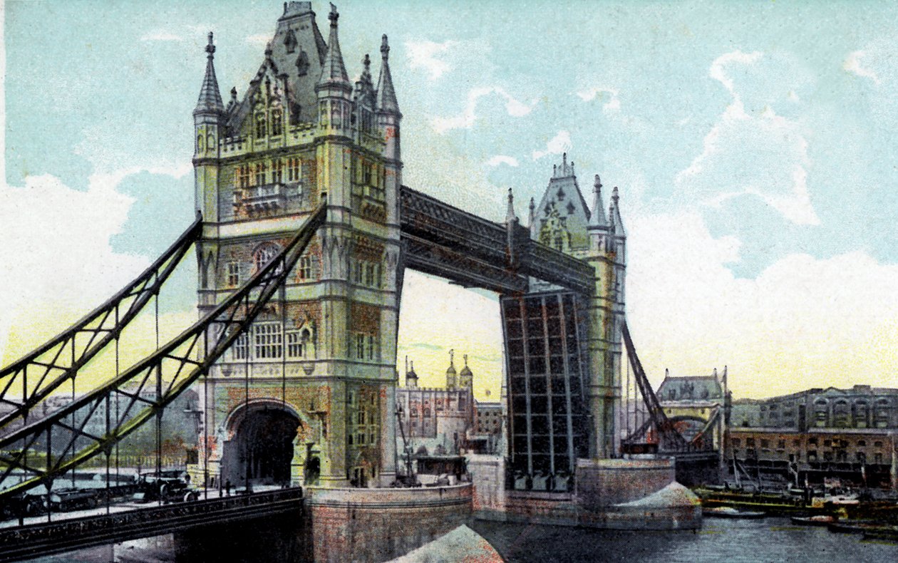 Tower Bridge, London, 20. århundrede af Unbekannt