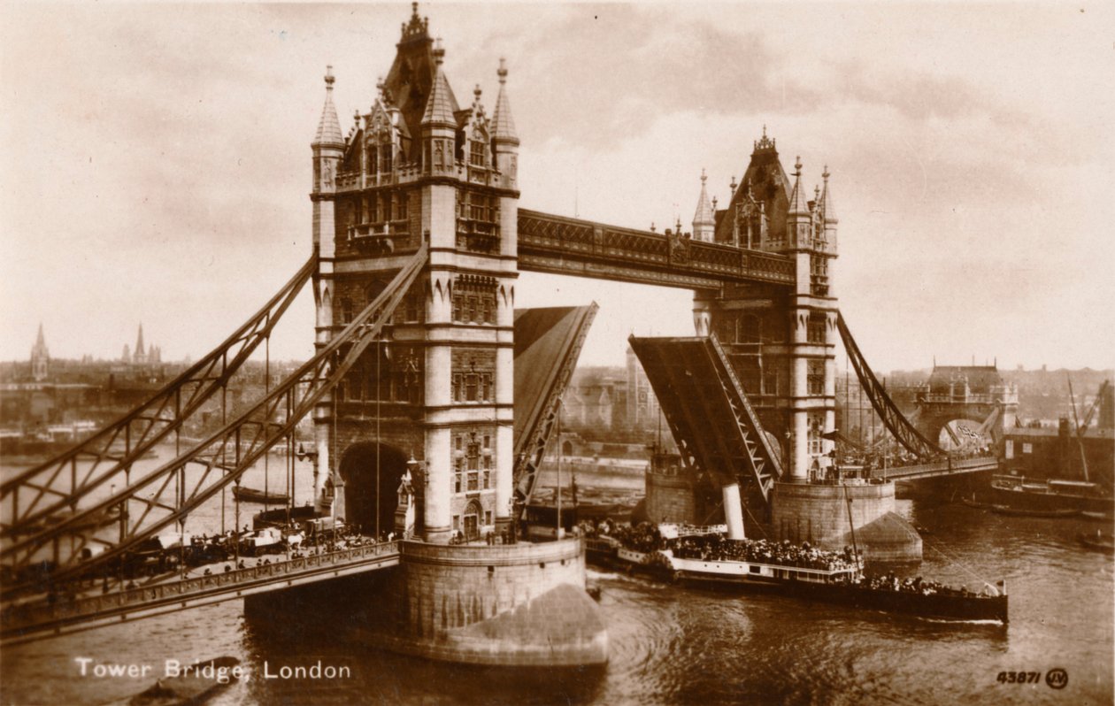 Tower Bridge, London, c1910 af Unbekannt