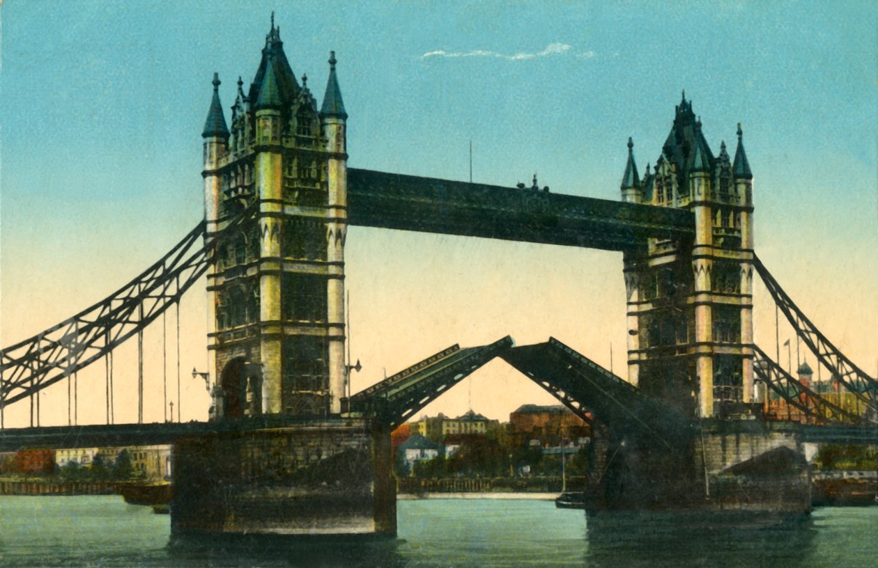 Tower Bridge, London, c1910. af Unbekannt