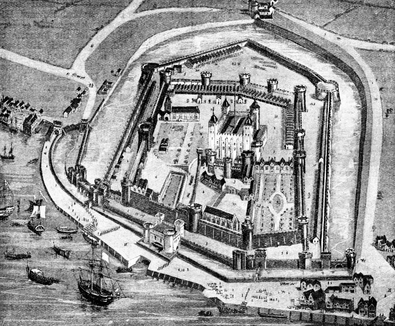 Tower of London, 1500-tallet 1909 af Unbekannt