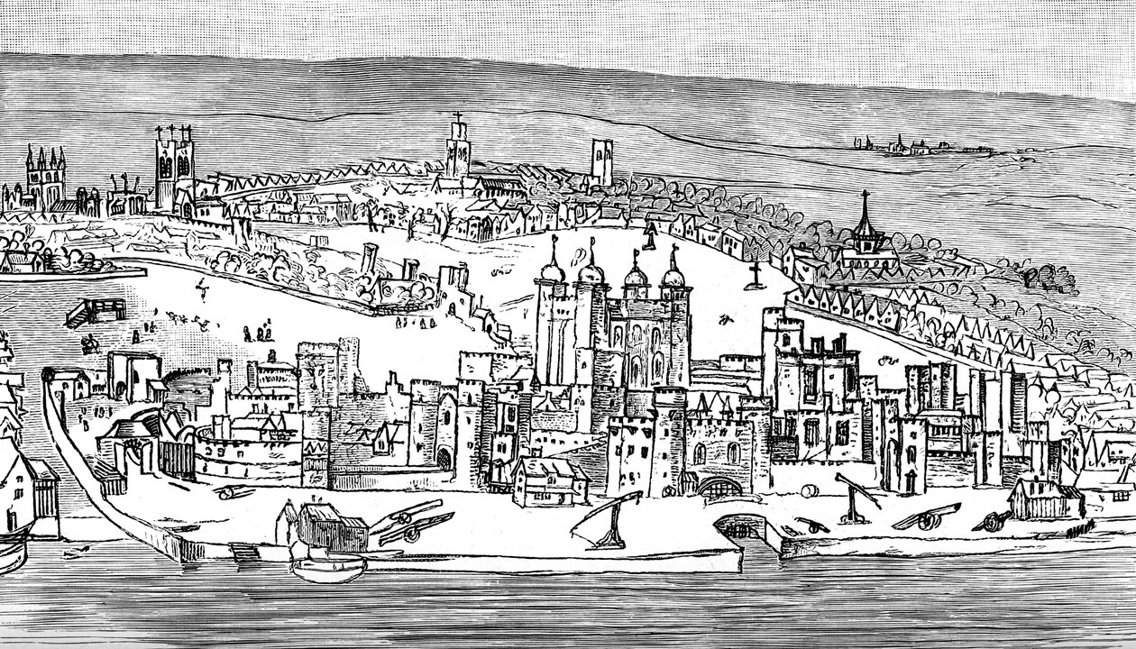 Tower of London, c1543, 1893 af Unbekannt