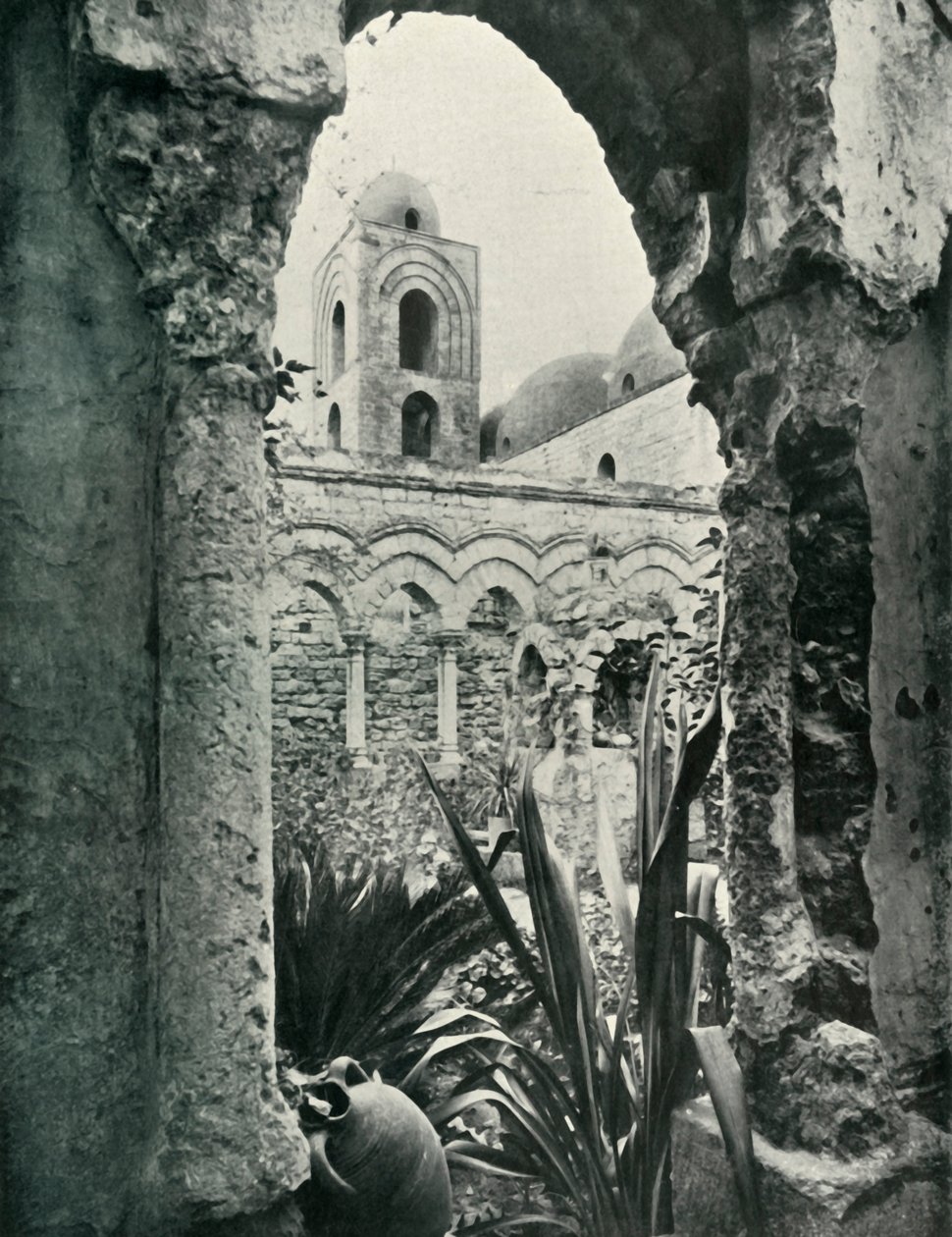 St Giovanni degli Eremiti-tårnet, Palermo, 1906. af Unbekannt