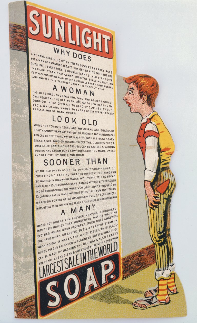 Samlekort til Sunlight sæbe, c1900 af Unbekannt