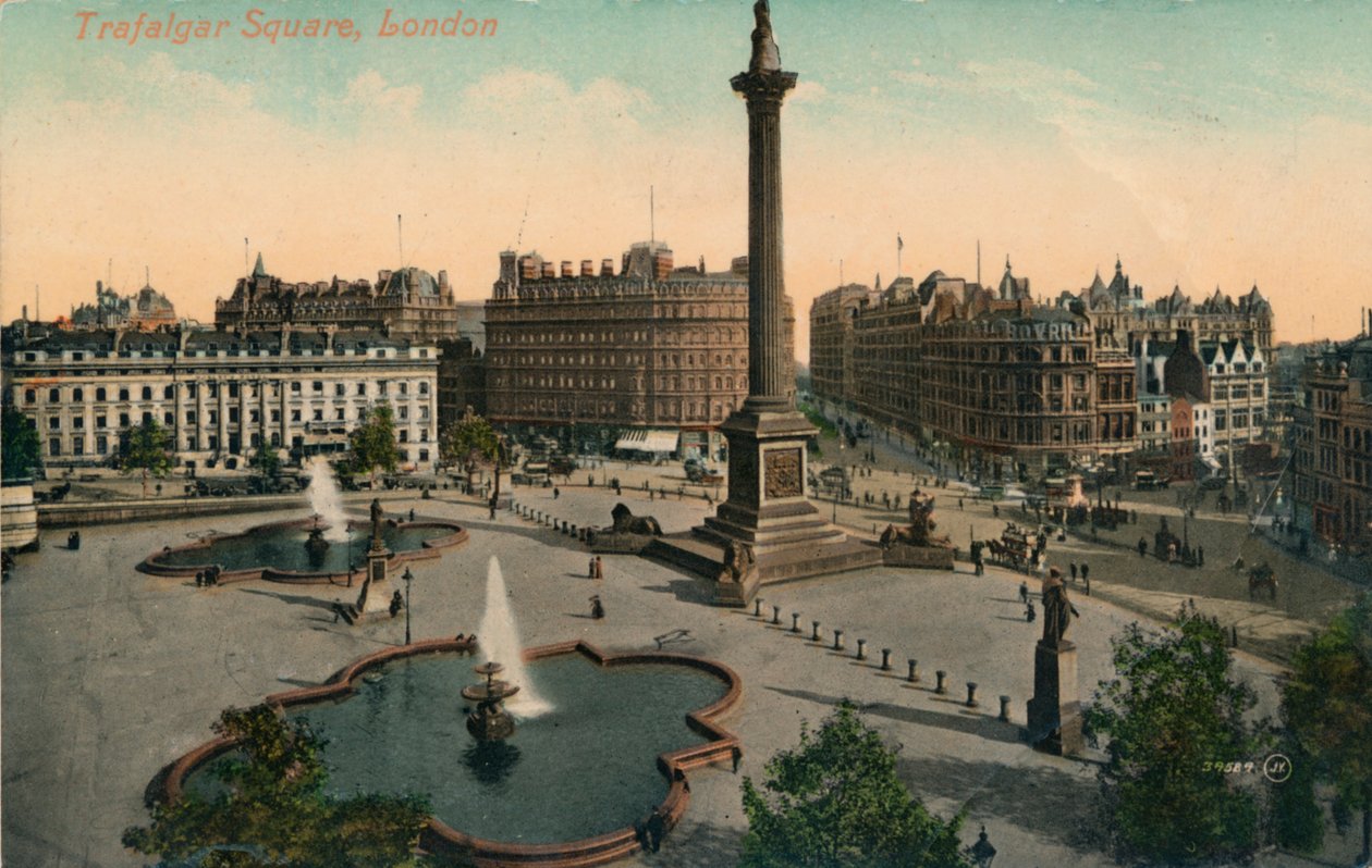 Trafalgar Square, London, c1900. af Unbekannt