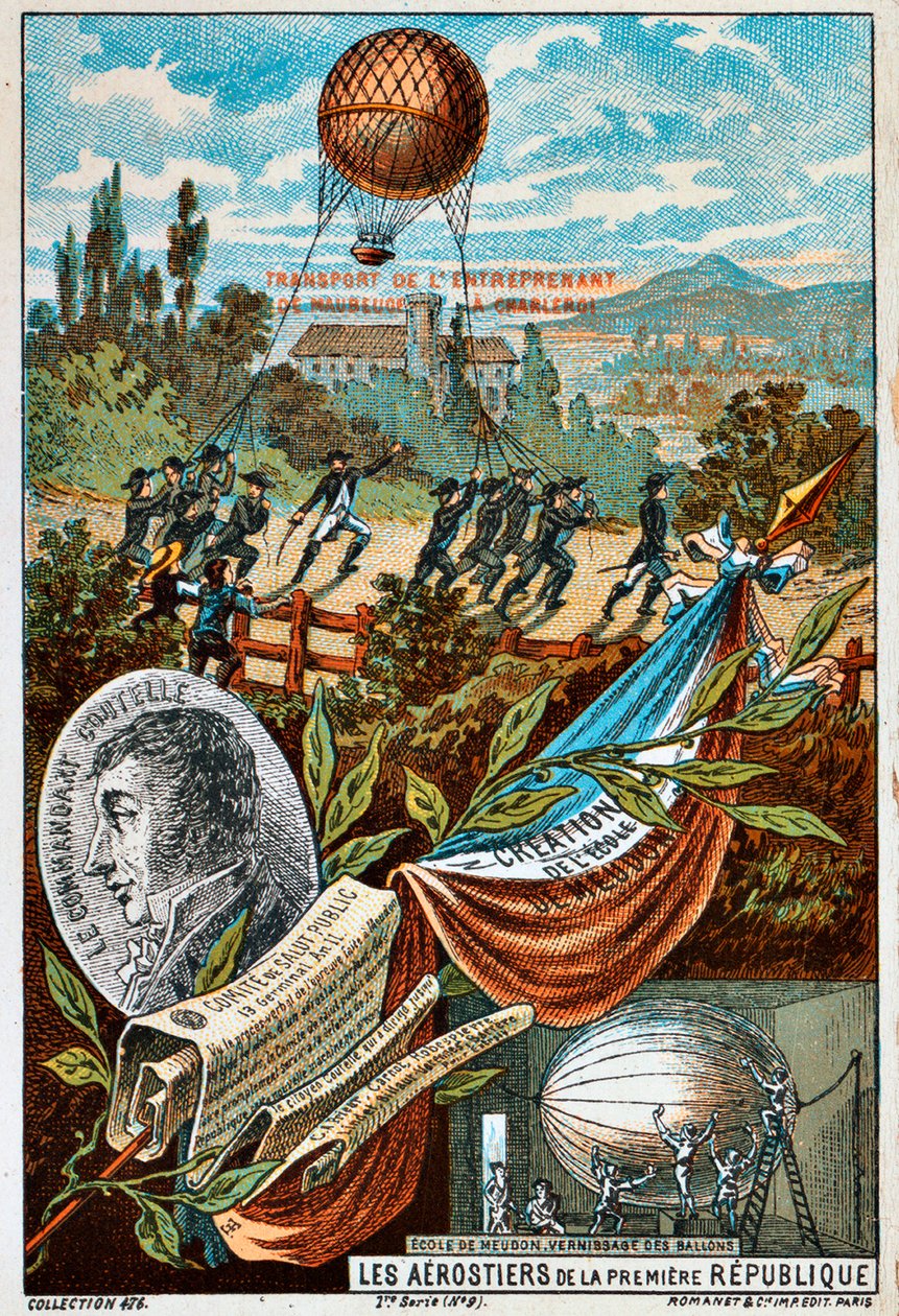 Transport af ballonen Entreprenant fra Mauberge til Charleroi, 1794 1890