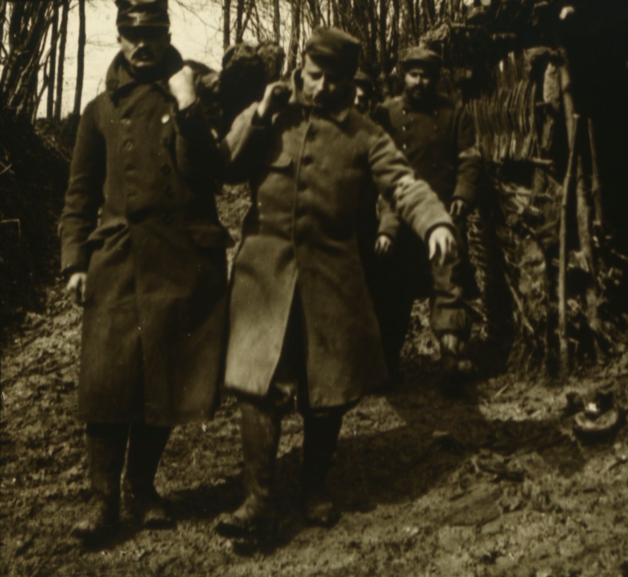 Transport af sårede, c1914-c1918 af Unbekannt