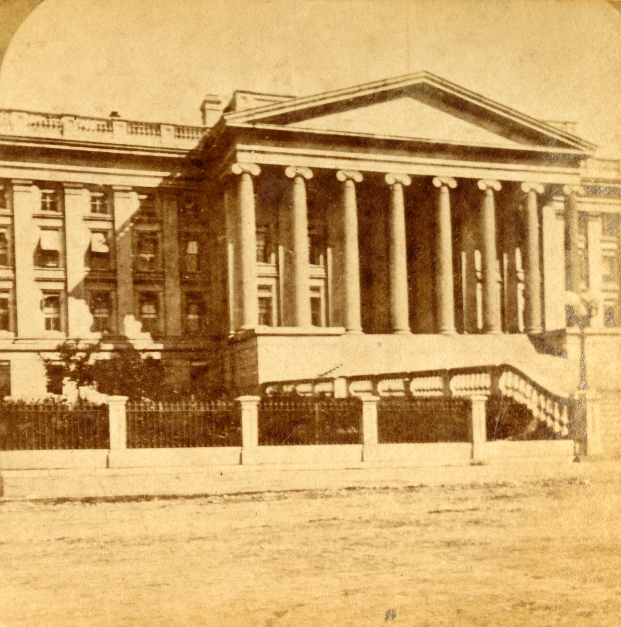 Finansministeriet, Washington, D.C., omkring 1880