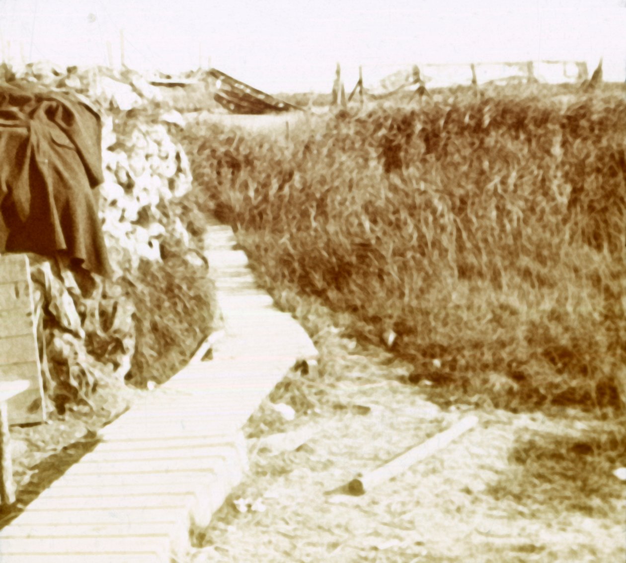 Skyttegrave, Ramskapelle, Belgien, c1914-c1918 af Unbekannt