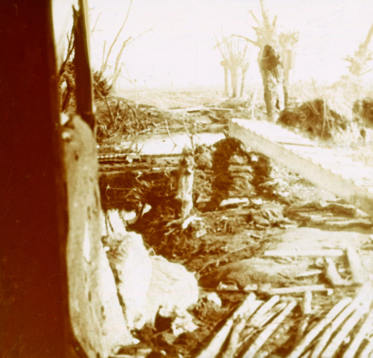 Skyttegrave, c1914-c1918 af Unbekannt