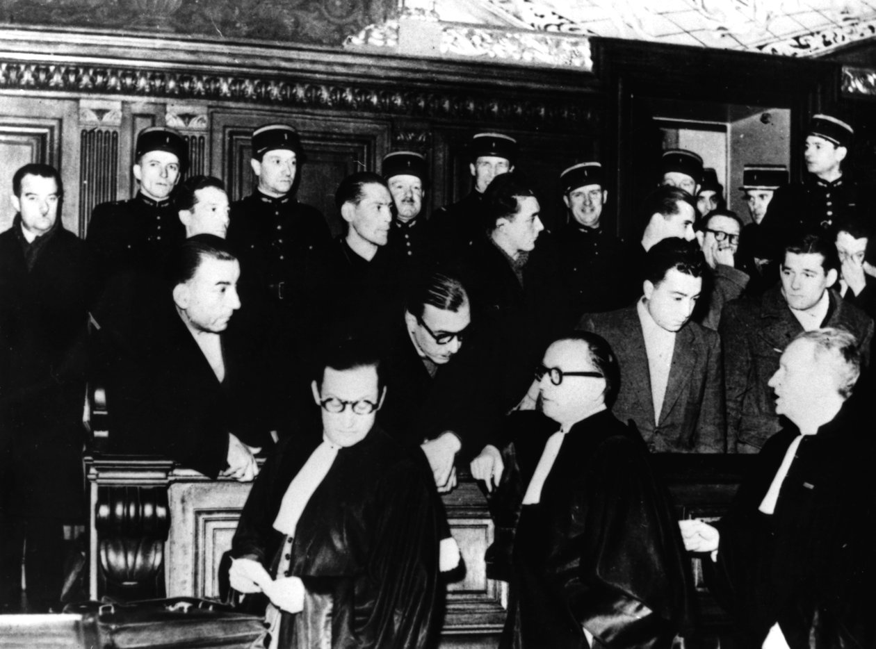 Retssag mod franske medlemmer af Gestapo, Paris, 1-12 december 1944 af Unbekannt