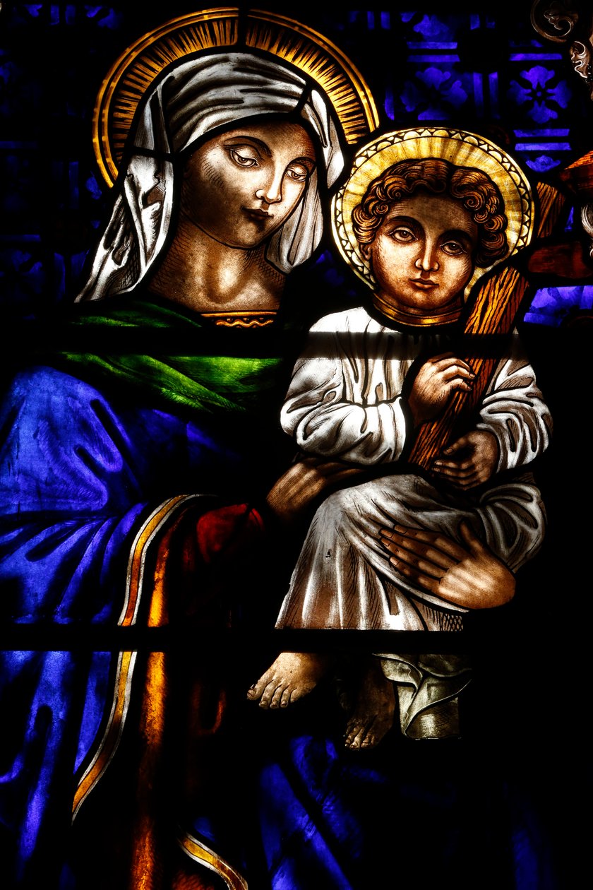 Trinity Church - Virgin Mary and Jesus, New York, USA af Unbekannt